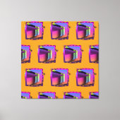 Spiegelnde Linsen Leinwanddruck (Vorderseite)