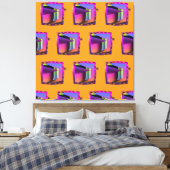 Spiegelnde Linsen Leinwanddruck (Insitu (Schlafzimmer))