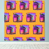 Spiegelnde Linsen Leinwanddruck (Insitu (Holzboden))