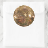 Spiegelreflexdisco-Ball 2-Aufkleber Runder Aufkleber (Tasche)