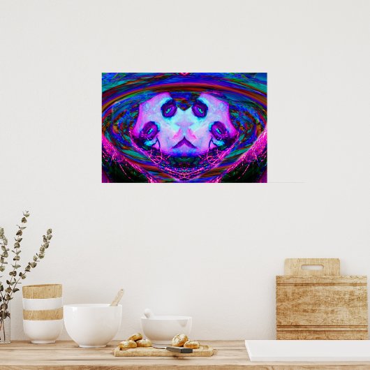 Spiegelreflexion Poster (Küche)