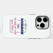 Spiegelreflexions-Mindset Motivationsdesign Case-Mate iPhone Hülle (Rückseite (Horizontal))