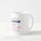Spiegelreflexions-Mindset Motivationsdesign Kaffeetasse (VorderseiteRechts)