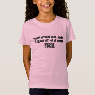 Spiegelreflexions-T-Shirt für Mädchen T-Shirt