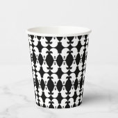 Spiegelrored Ghost Pattern Paper Cup Pappbecher (Links)