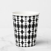 Spiegelrored Ghost Pattern Paper Cup Pappbecher (Rechts)