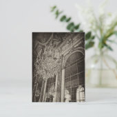 Spiegelsaal, Château Versailles 1 Postkarte (Stehend Vorderseite)
