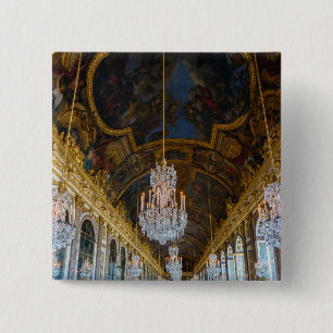 Spiegelsaal im Schloss Versailles Button