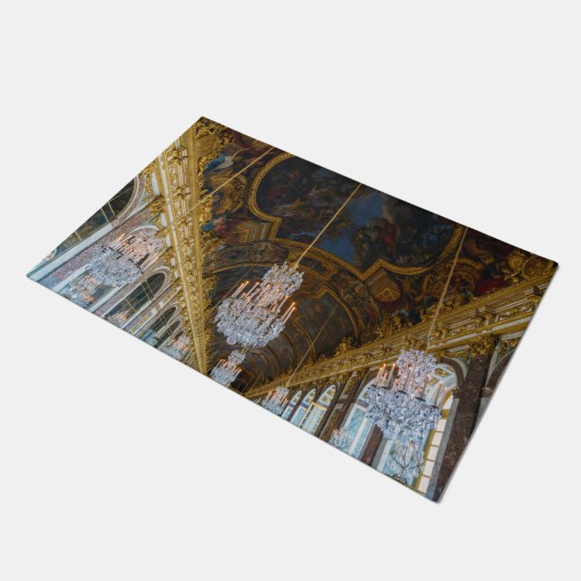 Spiegelsaal im Schloss Versailles Fußmatte (Schrägansicht)