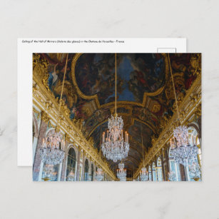 Spiegelsaal im Schloss Versailles Postkarte