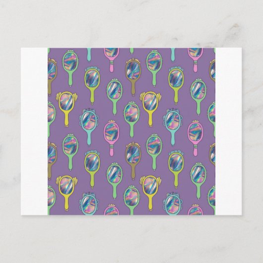 Spiegelspiegel Postkarte (Vorderseite)