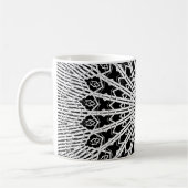 Spiegelsymmetrisches Mandala Kaffeetasse (Links)