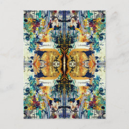 spiegelt den Geist wider. Maße Postkarte