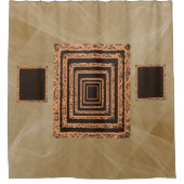 Spiegeltöner Duschvorhang (Vorderseite)