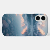 Spiegelung am eisigen Moränensee Case-Mate iPhone Hülle (Rückseite (Horizontal))