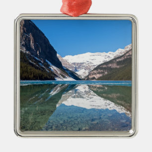 Spiegelung am Lake Louise - Banff NP, Kanada Ornament Aus Metall
