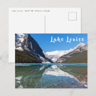 Spiegelung am Lake Louise - Banff NP, Kanada Postkarte