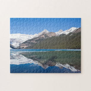 Spiegelung am Lake Louise - Banff NP, Kanada Puzzle