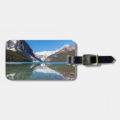 Spiegelung am Lake Louise - Banff NP - QR-Code Gepäckanhänger (Vorderseite horizontal)
