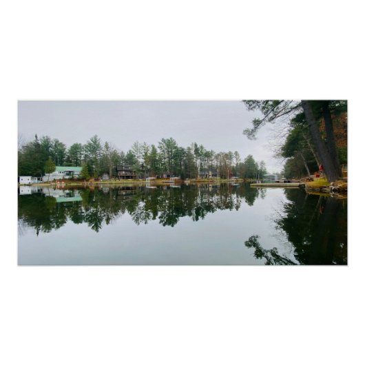 Spiegelung am Morgen am Mirror Lake Poster (Vorderseite)