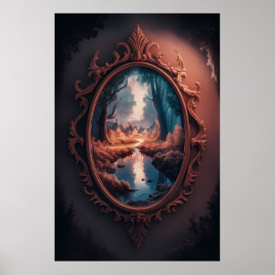 Spiegelung an der Verzauberung Poster