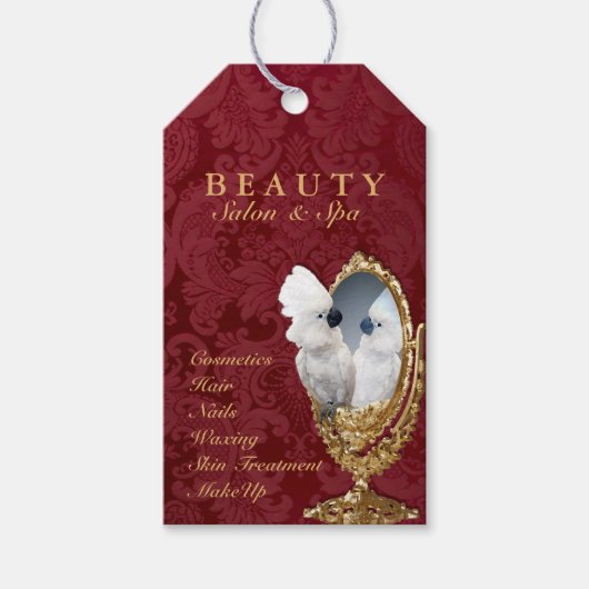 Spiegelung an der Wand - Preis der Waren Geschenkanhänger (Vorderseite)