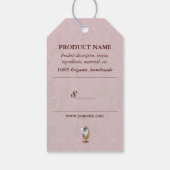 Spiegelung an der Wand - Preis der Waren Geschenkanhänger (Rückseite)