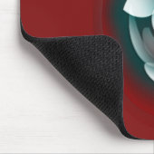 Spiegelung der weißen Blume Mousepad (Ecke)
