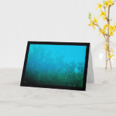 Spiegelung im Wasser Karte (Gelbe Blume)