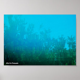 Spiegelung im Wasser Poster