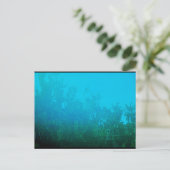 Spiegelung im Wasser Postkarte (Stehend Vorderseite)
