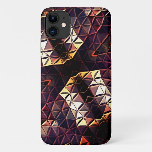 Spiegelung von Dreiecken, die seltsame Formen erze Case-Mate iPhone Hülle (Rückseite)