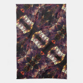 Spiegelung von Dreiecken, die seltsame Formen erze Geschirrtuch (Vertikal)