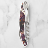 Spiegelung von Dreiecken, die seltsame Formen erze Kellnermesser (Rückseite)