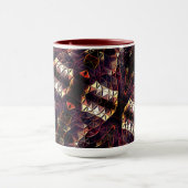 Spiegelung von Dreiecken, die seltsame Formen erze Tasse (Zentrum)