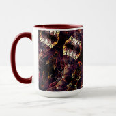 Spiegelung von Dreiecken, die seltsame Formen erze Tasse (Links)