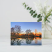 Spiegelungen der Einsamkeit Postkarte (Stehend Vorderseite)