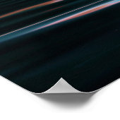 Spiegelungen der Sombrero Galaxie Poster (Ecke)