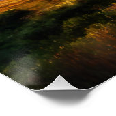 Spiegelungen der Sonnenuntergänge Poster (Ecke)