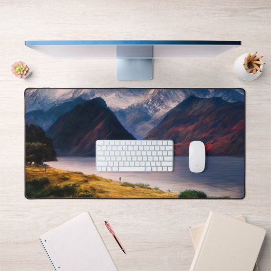 Spiegelungen der Sonnenuntergänge Schreibtischunterlage (Büro 1)