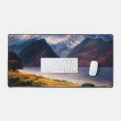 Spiegelungen der Sonnenuntergänge Schreibtischunterlage (Tastatur & Maus)