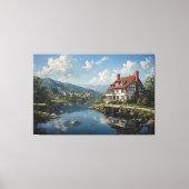 Spiegelungen der Stille Leinwanddruck (Vorderseite)