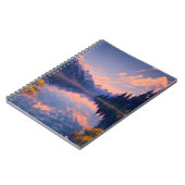 Spiegelungen des Friedlichen Bergsees Notizblock (Linke Seite)