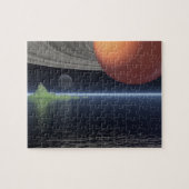 Spiegelungen des Saturns Puzzle (Horizontal)