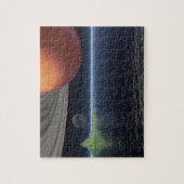 Spiegelungen des Saturns Puzzle (Vertikal)