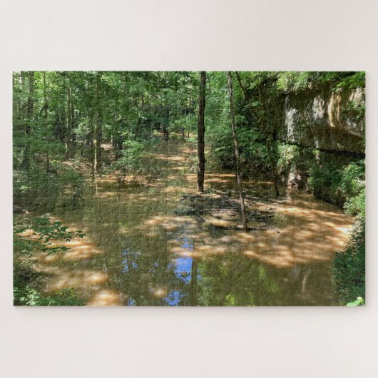 Spiegelungen im Emberlight - Stille Rätsel Puzzle (Horizontal)