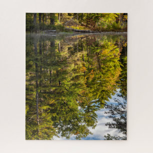 Spiegelungen im Red Eagle Pond   White Mountains Puzzle