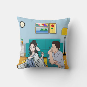 Spiegelungen von Grace - Wohnzimmer Harmonie Kissen