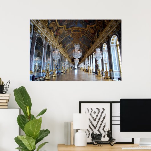 Spiegelzimmer Poster (Heimbüro)