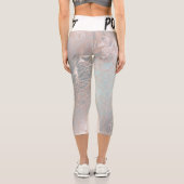 Spiegennetz inspiriert Hochwaisted Capris (Rückseite)